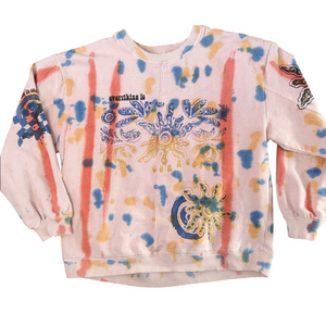 Urban Outfitters Pastel Sweatshirt Tie-dye Size Large